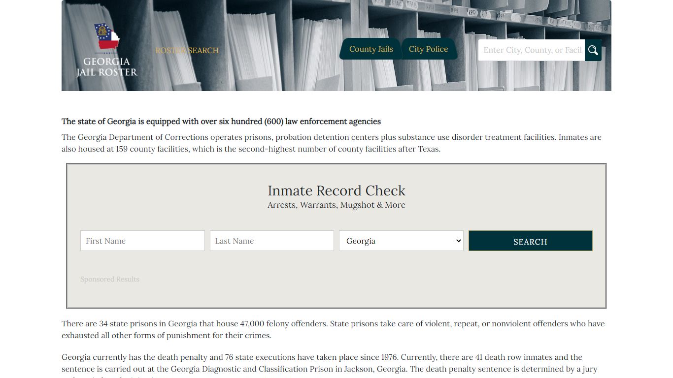 Rabun County | Georgia Jail Inmate Search